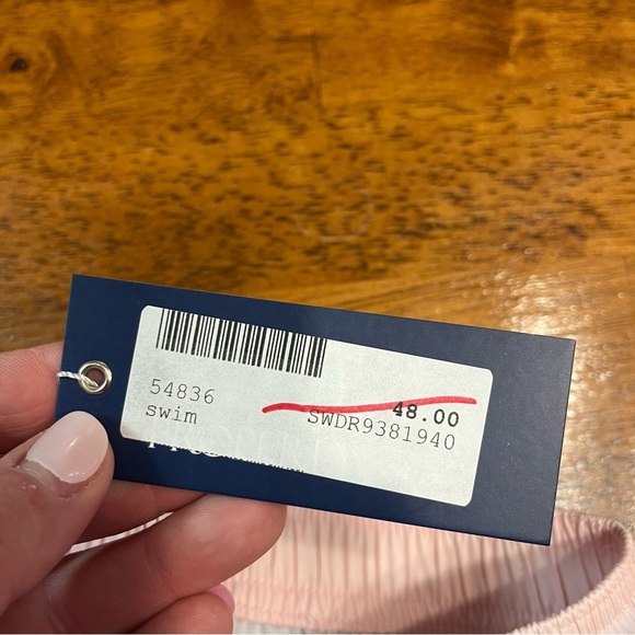 NWT Properly Tied Shordees Retro floral flamingo blue pink size 7 5 in inseam - Picture 2 of 6